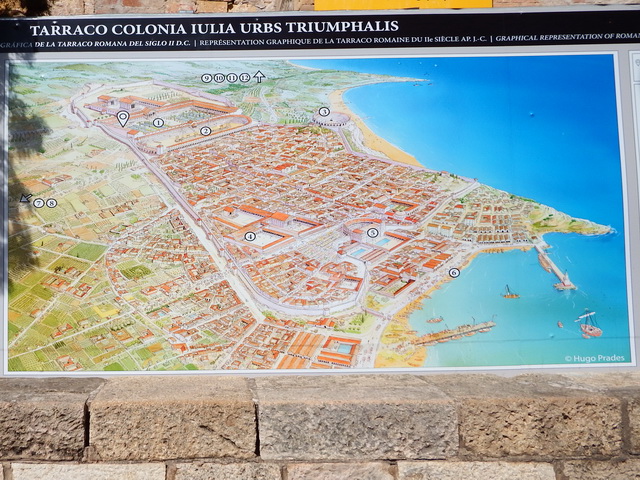  Tarragona, Старый город, Национального археологического музей, Капитолийская волчица, крепостная стена. Espanya, El 2015